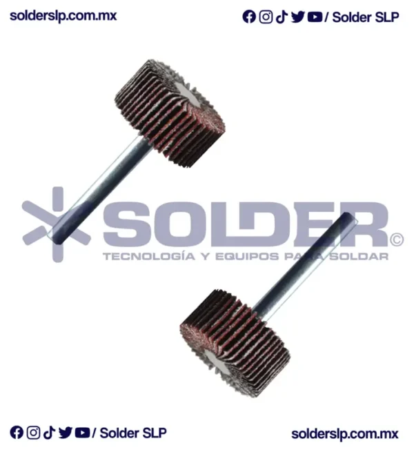 Rueda Flap 1X 1/2 X 1/4 Grano 80 Cod. Aus 902