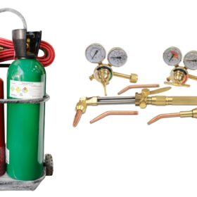 EQUIPO PORTATIL DE SOLDAR Y CORTAR INFRA PORTAKIT INCLUYE: CILINDRO OXIGENO