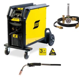 KIT MAQUINA DE MICROALAMBRE RUSTLER 300i 220V 1PH - 220/380 3PH (REGULARDOR CO2 + ANTORCHA SPRAYMASTER V250 COD. 1023-1287) COD. 0747063